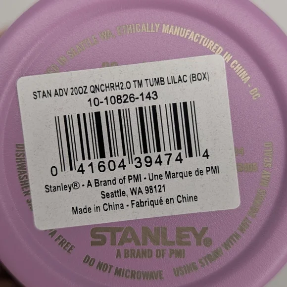 New STANLEY Quencher Flowstate Water Tumbler cup 20oz Lilac 🐰 🐣 🪻 - Picture 3 of 6